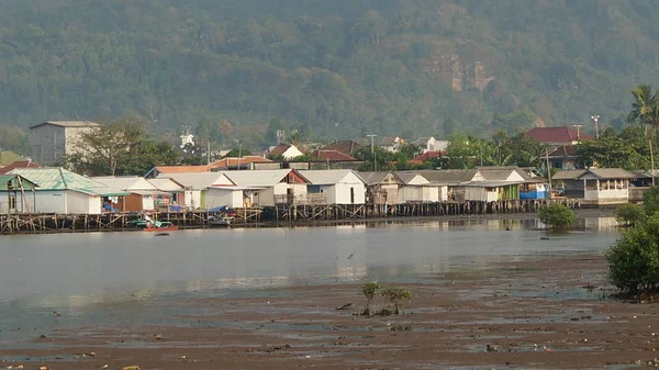 Pulau Pasaran Village Lampung Sumatra — Foto de Stock