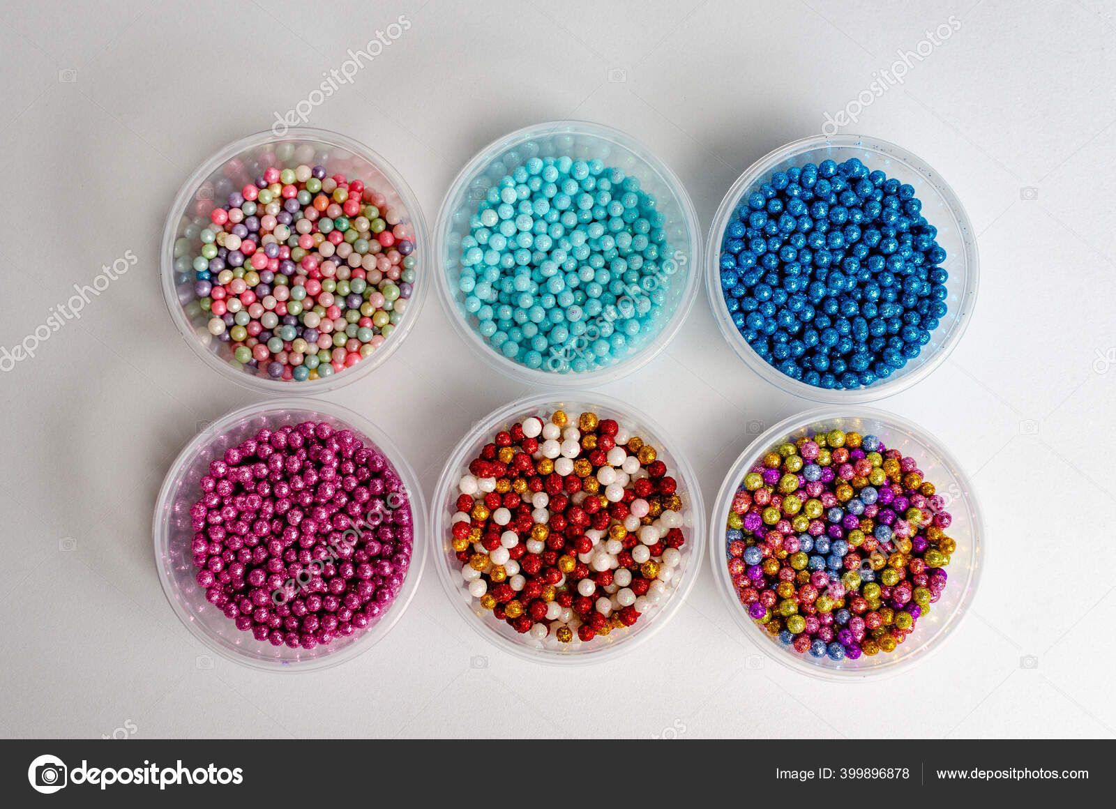 Edible Pearls Grains Dragees Very Colorful Decorate Cakes Desserts Stock  Photo by ©sandorfotografia 399896878