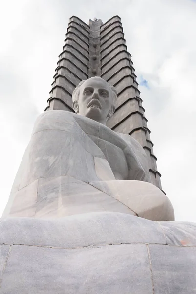 Pomnik Jose Martiego Plaza Revolucion Hawanie Kuba — Zdjęcie stockowe