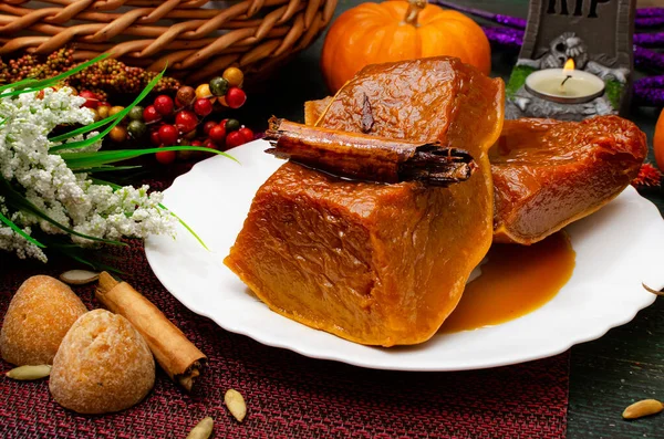 Balkabağım, geleneksel Dia de Muertos tatlısı..