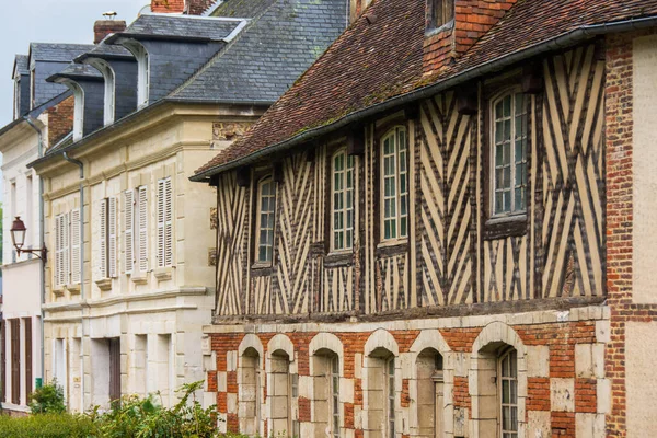 Old Half Timbered House Typical Normandy Style Bec Hellouin France — Stock Photo, Image