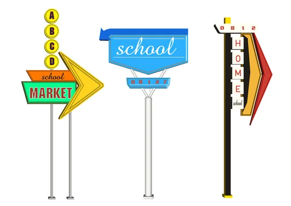 3D tabela ve alışveriş arabası tasarımı.