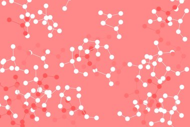 Yapay zeka kavramına sahip açık kırmızı vektör dokusu. Yapay zeka şekilli illüstrasyon. Poster, teknoloji bayrağı.