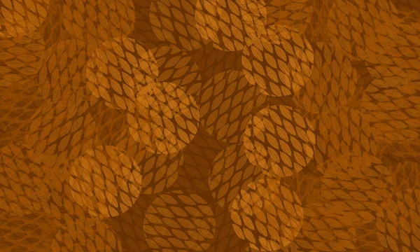 Modèle Vectoriel Jaune Foncé Brun Avec Des Formes Chaotiques Formes — Image vectorielle