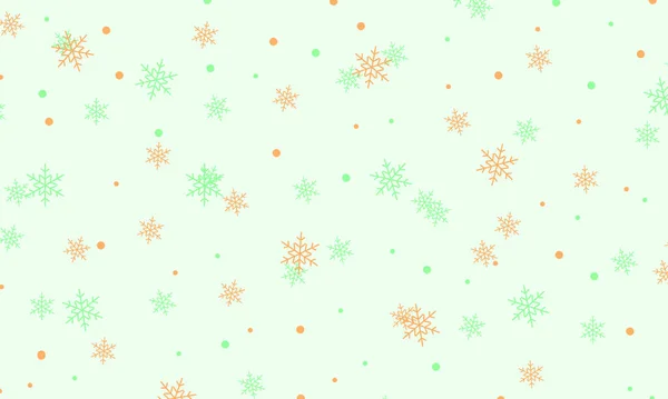 Light Green Red Vector Texture Colored Snowflakes Colorful Snowflakes Gradient — Stock Vector