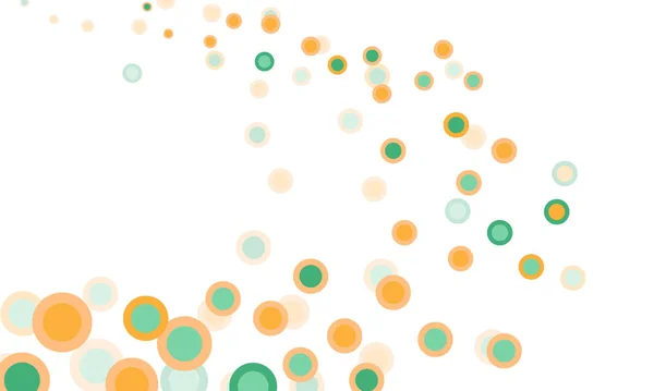 Světle Zelená Žlutá Vektorová Šablona Kruhy Třpytivé Abstraktní Ilustrace Rozmazanými — Stockový vektor