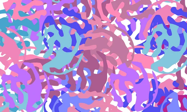 Светло Фиолетовая Векторная Текстура Абстрактными Формами Красочные Хаотические Формы Градиентом — стоковый вектор