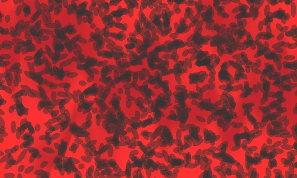 Красный Векторный Фон Точками Красивая Цветная Иллюстрация Размытыми Кругами Дизайн — стоковый вектор
