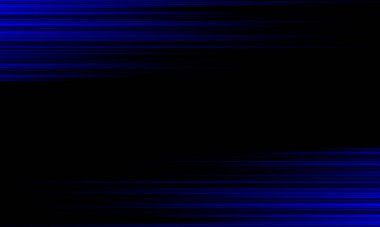 Siyah arkaplanda soyut mavi neon ışık efekti yatay. Tasarımlar için arka plan.