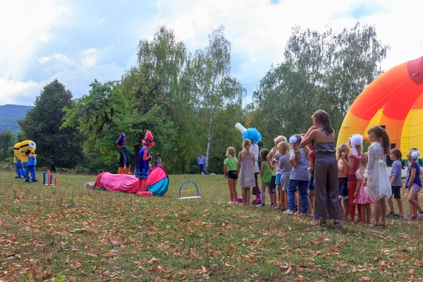 Kamennomostsky Russia Settembre 2018 Festa Del Villaggio Kamennomostskiy Con Animazione — Foto Stock