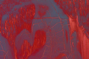 kırmızı arka arka plan doku boya çizgiler ve çatlaklar ile