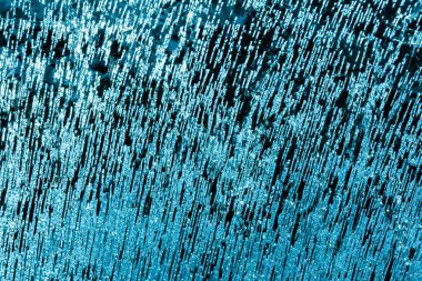 Donmuş hava kabarcıkları olan arkaplan dokusu buzu