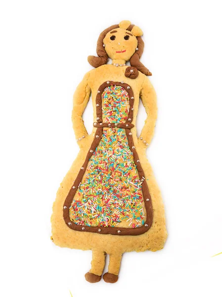 Typical Easter Cake Shape Woman — Stock Photo, Image