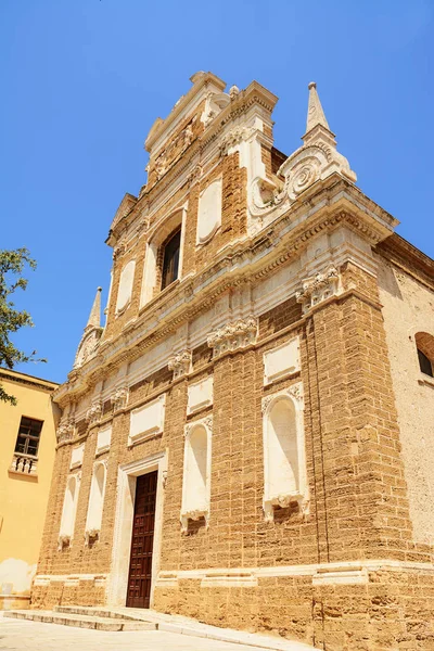 Kościół Santa Teresa Zabytkowym Centrum Brindisi Włochy — Zdjęcie stockowe