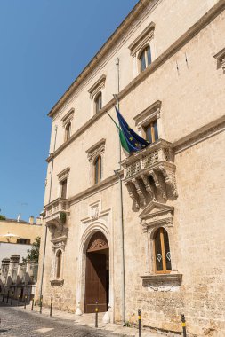 Palazzo Nervegna di Brindisi (İtalya cephe)