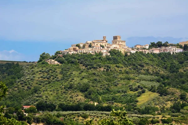 Catignano Village Pescara Province Abruzzo Countryside — Stock Photo, Image