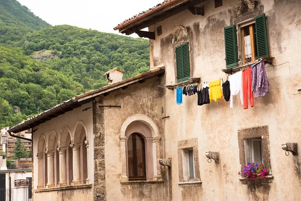 Detalle Scanno Abruzzo Italia —  Fotos de Stock