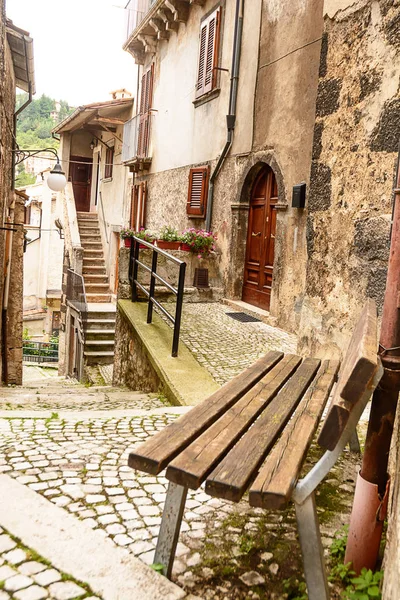 Callejón Scanno Abruzzo Italia —  Fotos de Stock