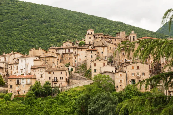 Scanno Pueblo Parque Nacional Los Abruzos Italia —  Fotos de Stock