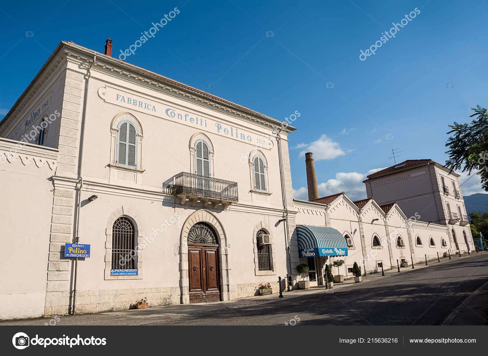 Sulmona Italy June 2018 External Facade Old Pelino Confetti Factory