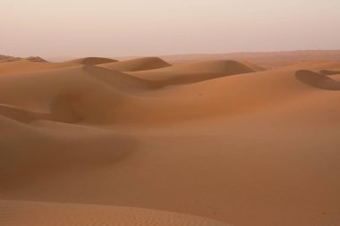 Dunes Wahiba Kum Çölü Şafak (Umman)