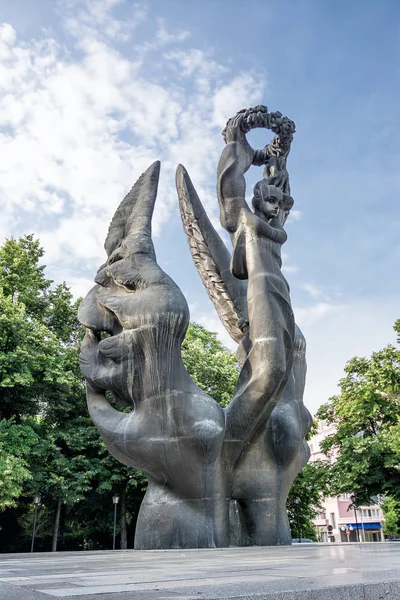 Monumento de la Unificación del Principado de Bulgaria con — Foto de Stock