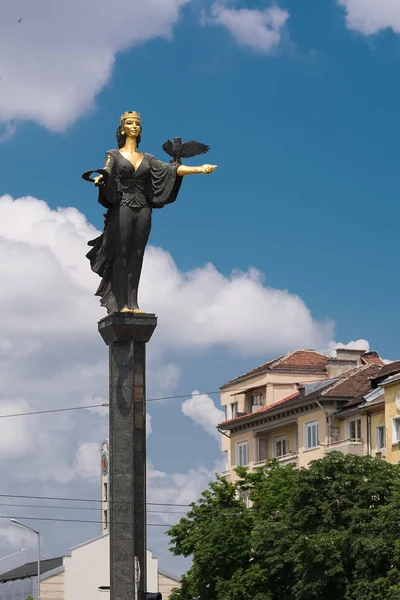 Estatua de Santa Sofía, símbolo de sabiduría y protector de Sofía — Foto de Stock