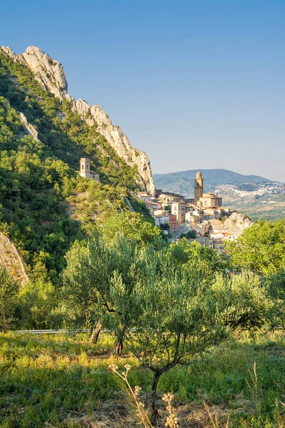 View Characteristic Village Villa Santa Maria Province Chieti Italy — Stock Photo, Image