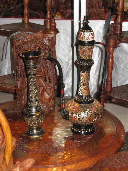 Όμορφη και κομψή ανατολίτικη hookah — Φωτογραφία Αρχείου