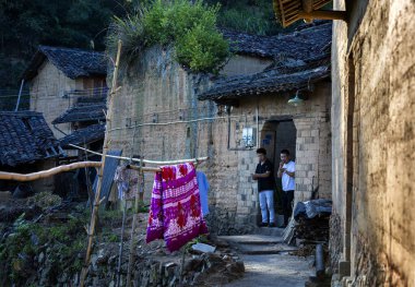 Çin 'in Zhejiang kentindeki antik köyler.