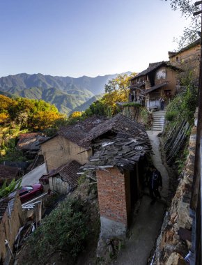 Çin 'in Zhejiang kentindeki antik köyler.