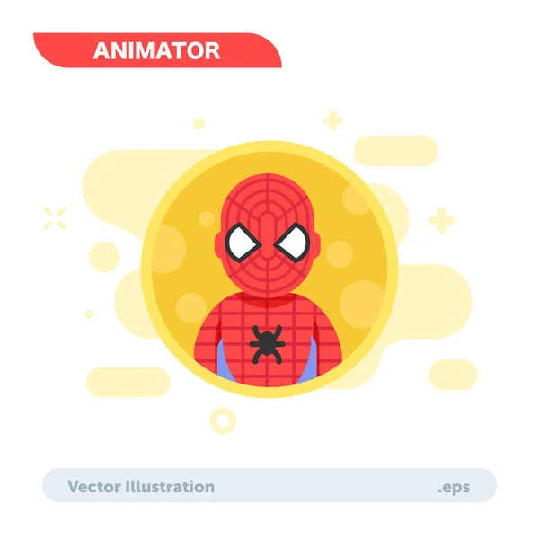 Flat Simple Vector People Informazioni Sulla Scheda Grafica Illustrazione — Vettoriale Stock