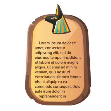 Taş tahta, kil tablet ve Mısır hiyeroglifleri