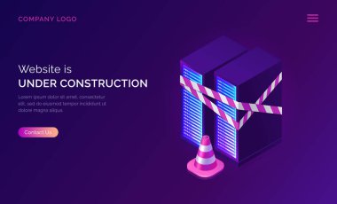 Yapım aşamasındaweb sitesi, bakım iş hatası
