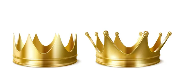 Corona de oro, corona, corona dorada, presentación, oro, material png