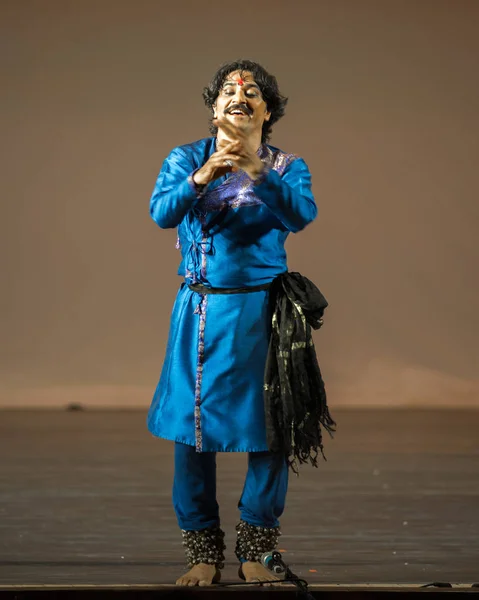 Tancerz Pandit Shri Rajendra Gangani — Zdjęcie stockowe
