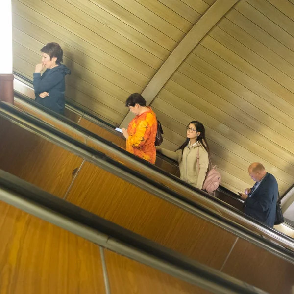 Люди в метро Ліцензійні Стокові Фото