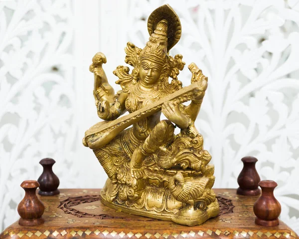 Statuette of Goddess Sarasvati — ストック写真
