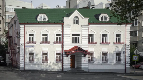 Moscú Rusia Circa Agosto 2020 Casa Poluyaroslavskiy Carril Siglo Hito —  Fotos de Stock