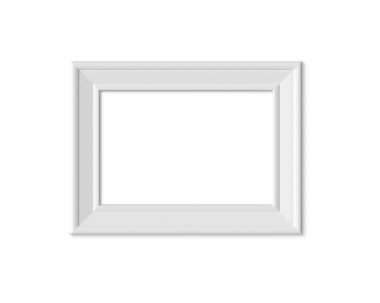 2x3 A4 Yatay Landacape resim çerçevesi mockup. Realisitc pape