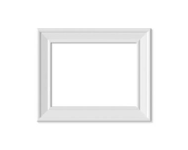 3x4 Yatay Landacape resim çerçevesi mockup. Realisitc kağıt, 