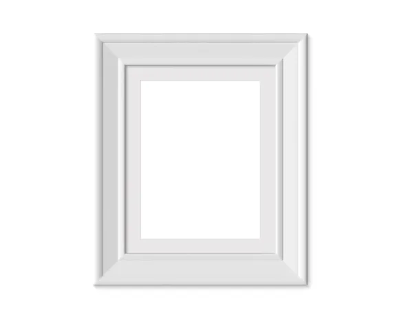 4x5 Retrato vertical cuadro marco maqueta. Papel realista, woo —  Fotos de Stock