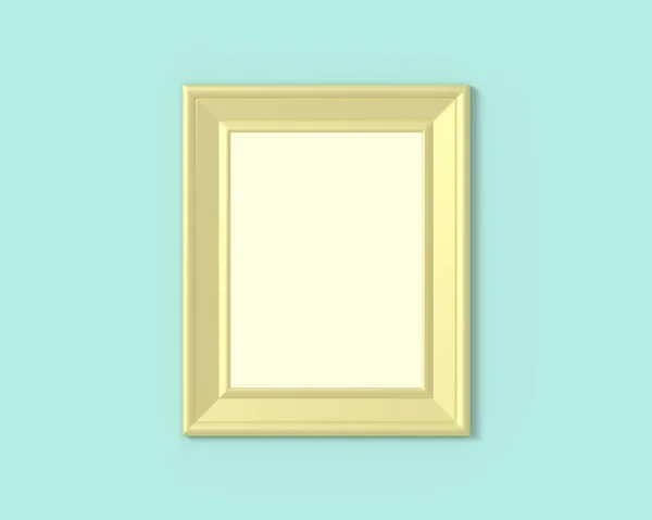 3x4 Vertical portrait frame mockup. Realisitc paper, wooden or p — Stock Photo, Image