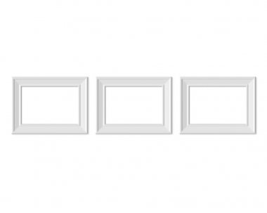 Set 3 2x3 A4 Yatay Manzara resim çerçevesi mockup. Realisit