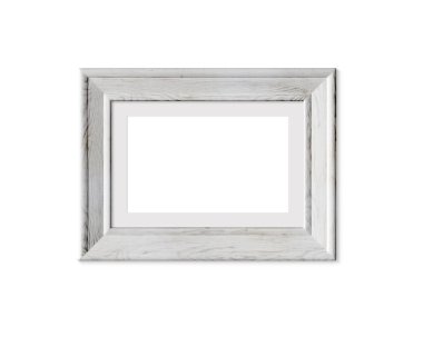 2x3 A4 yatay eski ahşap çerçeve mockup. Realisitc p