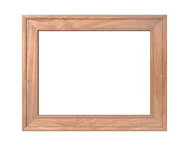 3x4 yatay peyzaj eski ahşap çerçeve mockup. Realisitc ahşap