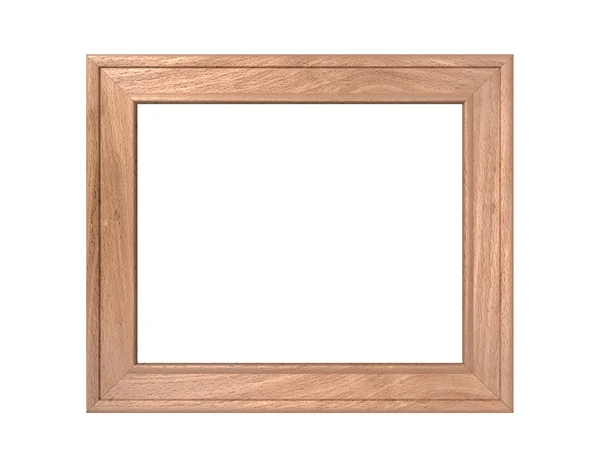 4x5 horizontal landscape old wooden frame mockup. Realisitc wood — Stock Photo, Image