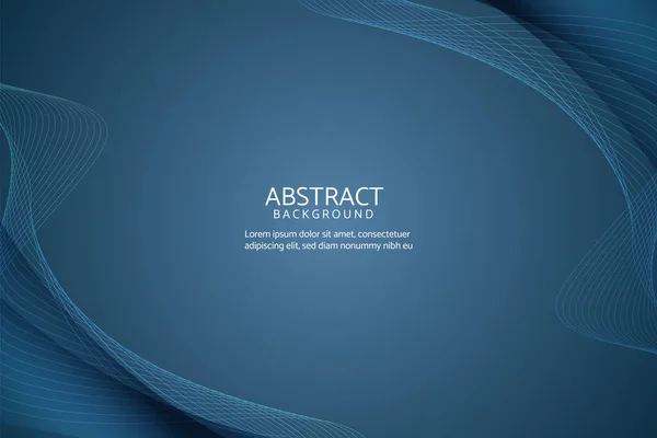 Abstrait Fond Ligne Composition Bleu Couleur Abstrait Fond Ligne Composition — Image vectorielle