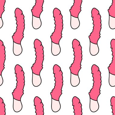 vibratör seks oyuncak sorunsuz doodle desen