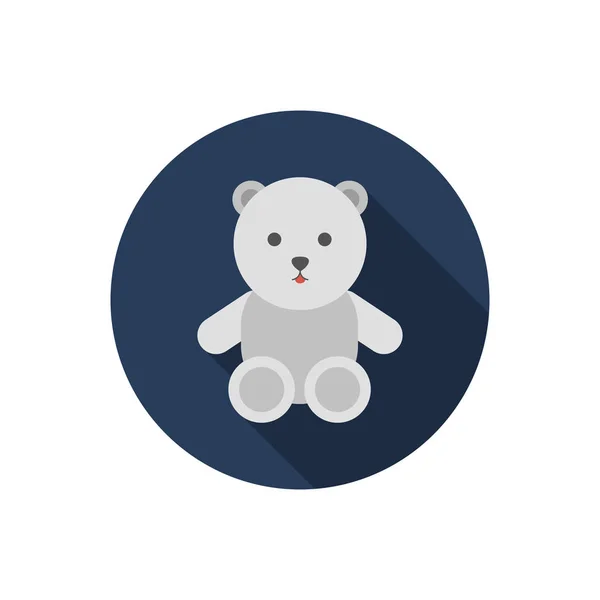 Плюшевий Ведмідь Ведмідь Вектор Значок — стоковий вектор